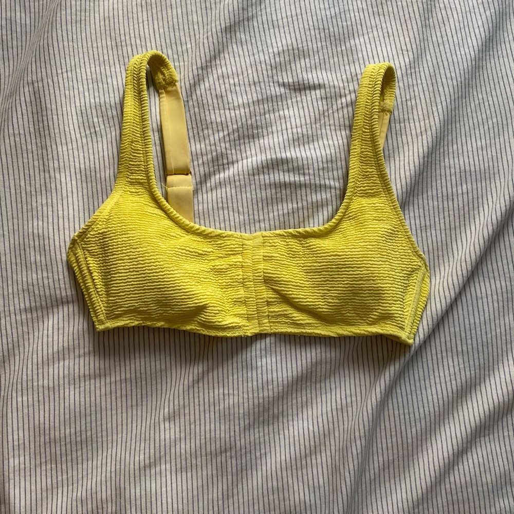 target yellow bathing suit top